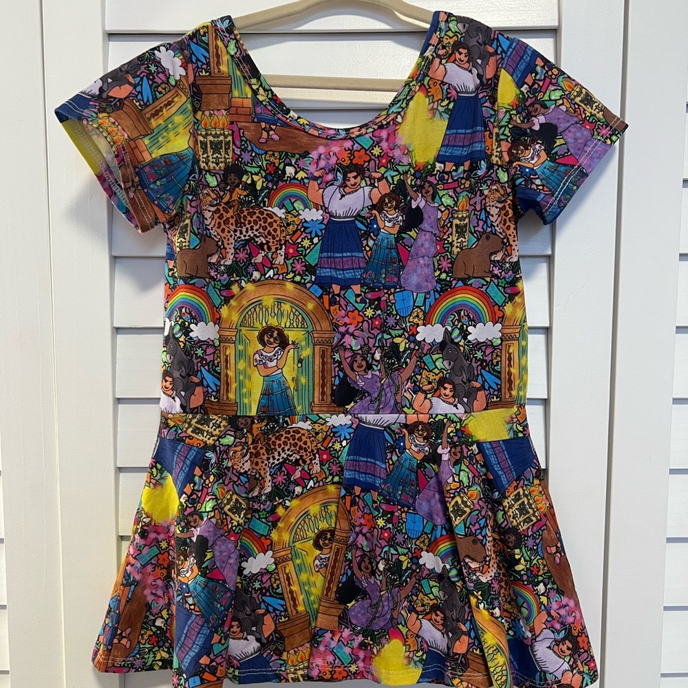 Encanto dress size 6 with attached bloomers